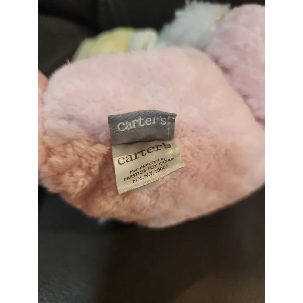 Carters Prestige Lamb w/Chick Musical Crib Pull Baby Plush Lovey Toy